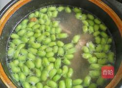 排骨毛豆汤的做法图解3