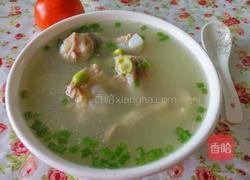 排骨毛豆汤的做法图解4