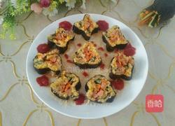 金瓜肉松寿司的做法图解9