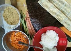 金瓜肉松寿司的做法图解1