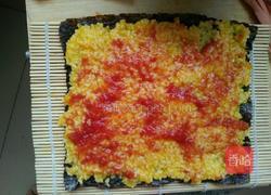 金瓜肉松寿司的做法图解4