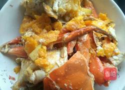 咸蛋黄焗青蟹的做法图解5