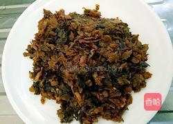 外婆菜炒腊肉的做法图解1