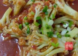 西红柿炒花菜的做法图解4
