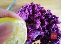 紫薯松糕的做法图解2