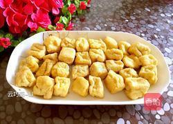 豆腐泡酿虾肉的做法图解1