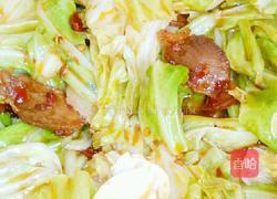 卷心包菜回锅肉的做法图解3