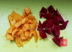 红心火龙果芒果汁的做法图解2