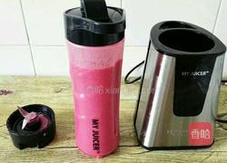 红心火龙果芒果汁的做法图解6