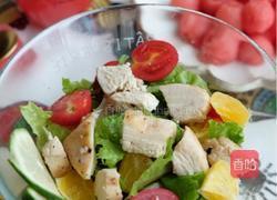 香橙鸡胸肉蔬菜沙拉的做法图解5