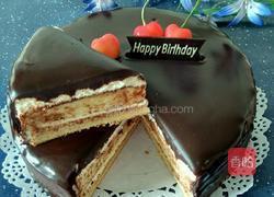 巧克力镜面蛋糕的做法图解11