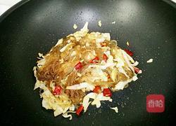 泡菜苕粉炒肉丝的做法图解7