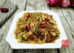 泡菜苕粉炒肉丝的做法图解11