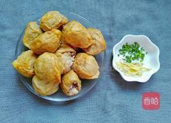 红烧油面筋塞肉的做法图解3