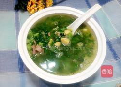 咸蛋黄芥菜汤的做法图解9