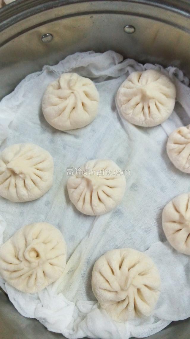 再次发酵半个小时。