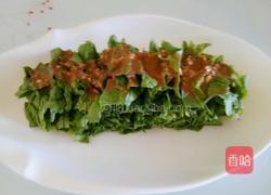 芝麻酱拌油麦菜的做法图解6