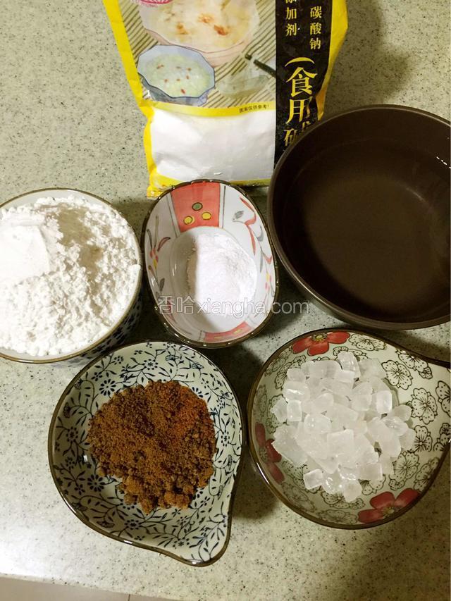 做法：准备好所有食材