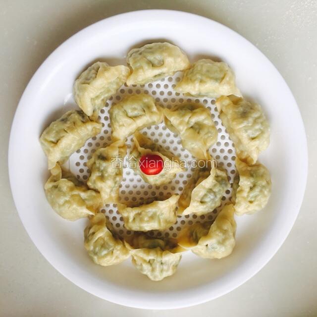 健康的角瓜饺子～