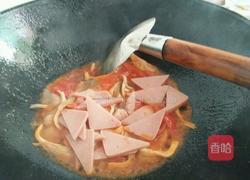 西红柿平菇炒午餐肉的做法图解6