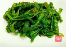 豇豆压青椒的做法图解6