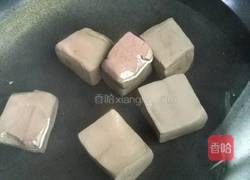 家菜＊猪血炒韭菜的做法图解2