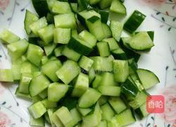 青瓜排骨酱爆鸡丁的做法图解2