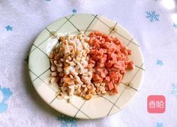 芥蓝炒饭的做法图解2