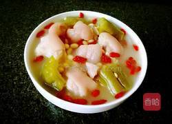 黄豆苦瓜猪脚汤的做法图解5