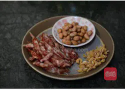 Illustration of how to make raw and fried waxy glutinous rice 1