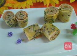 葱香鸡蛋卷饼的做法图解11