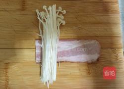 培根金针菇卷的做法图解4