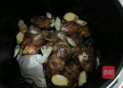 豆角炖鸡翅的做法图解4