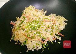 青椒土豆丝炒饭的做法图解9