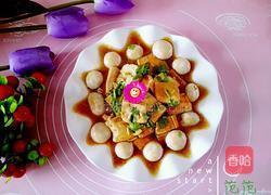 豆腐烧口蘑的做法图解11