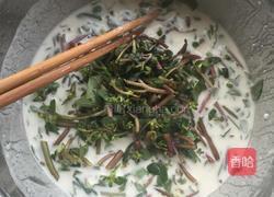 马齿菜烙饼的做法图解2