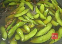 卤毛豆电饭锅版的做法图解4