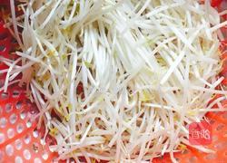 小炒豆芽肉丝的做法图解2