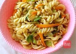 炒意面的做法图解4