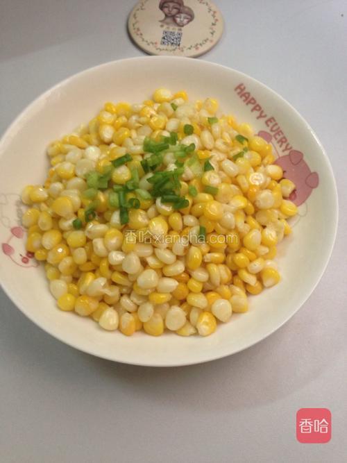 清炒玉米的做法_菜谱_香哈网