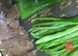 茭白青椒肉丝的做法图解4