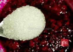 火龙果藕粉糕的做法图解4