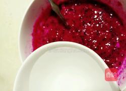 火龙果藕粉糕的做法图解6