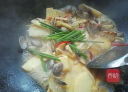 酸笋炒花蛤的做法图解9