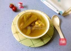 苦瓜龙骨黄豆汤的做法图解7