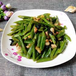 紫苏肉沫炒四季豆的做法[图]