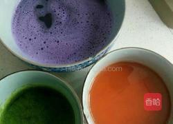 菜色手工面的做法图解2