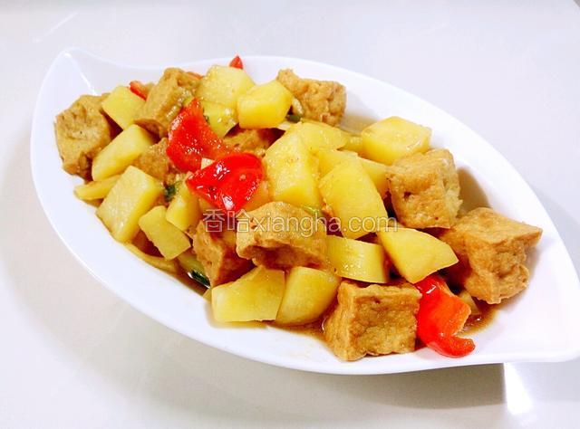 可以出锅盛盘唠，