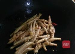 鸡脚烧四季豆的做法图解5
