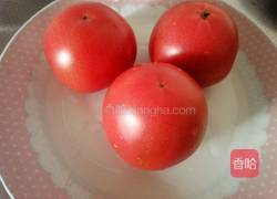 糖拌西红柿的做法图解1